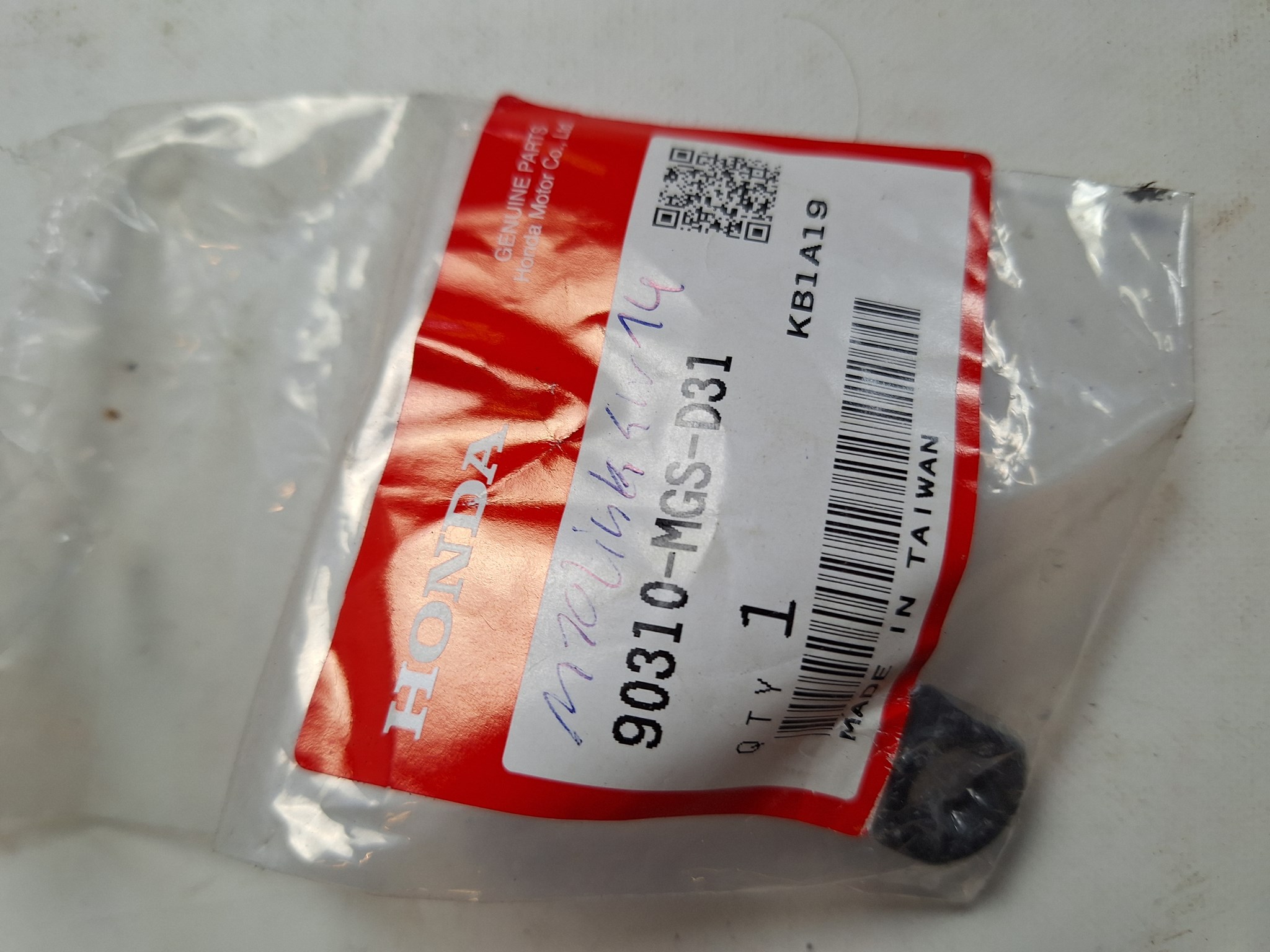 Picture of NUT,HEX,10MM  90310-MGS-D31  